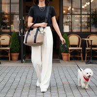 Thumbnail for 犬のお散歩バッグ【クリーム＆モカ 予約受付中】