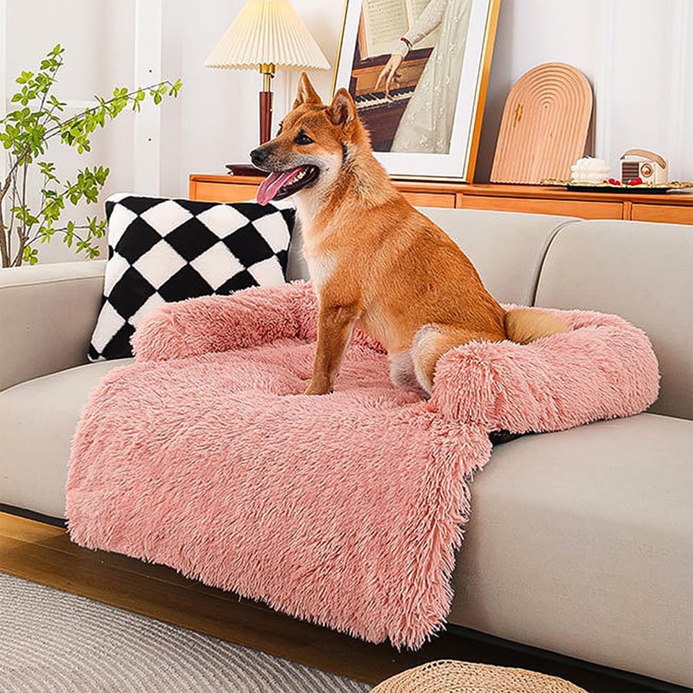 家具を保護するソファー（ピンク）