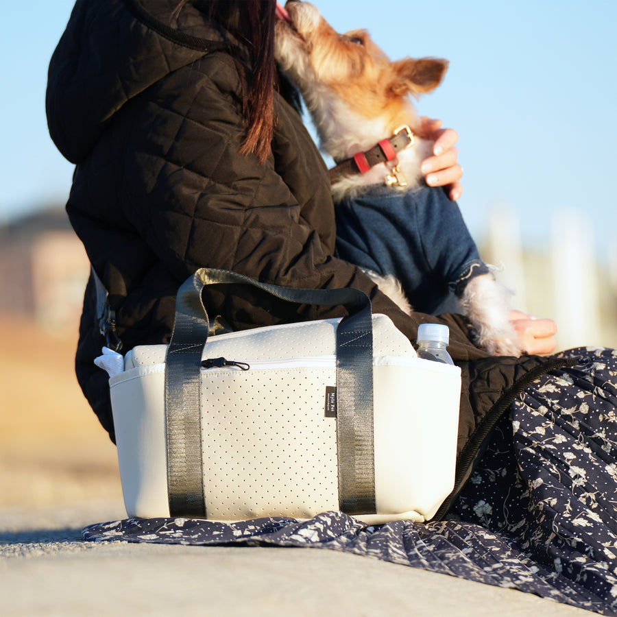 犬のお散歩バッグ【クリーム＆モカ 予約受付中】
